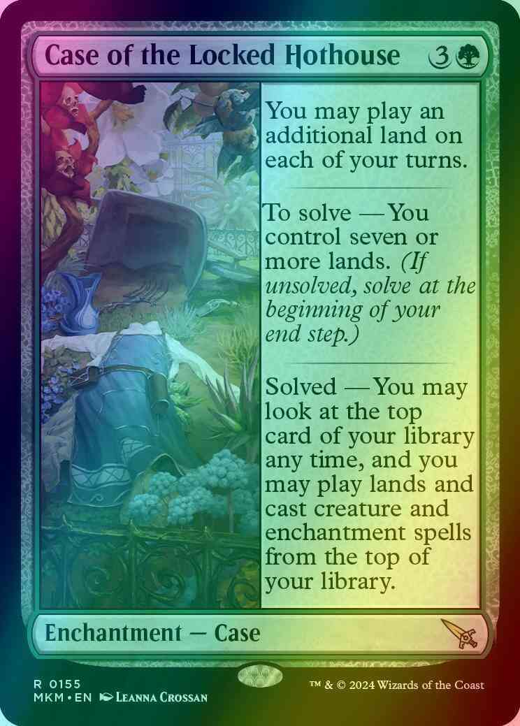 Case of the Locked Hothouse [155] [Murders at Karlov Manor] [Foil]