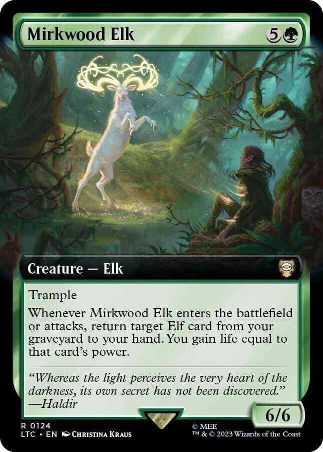 Mirkwood Elk [124] [Extended Art] [The Lord of the Rings: Tales of Middle-earth: Commander] [Non-Foil]