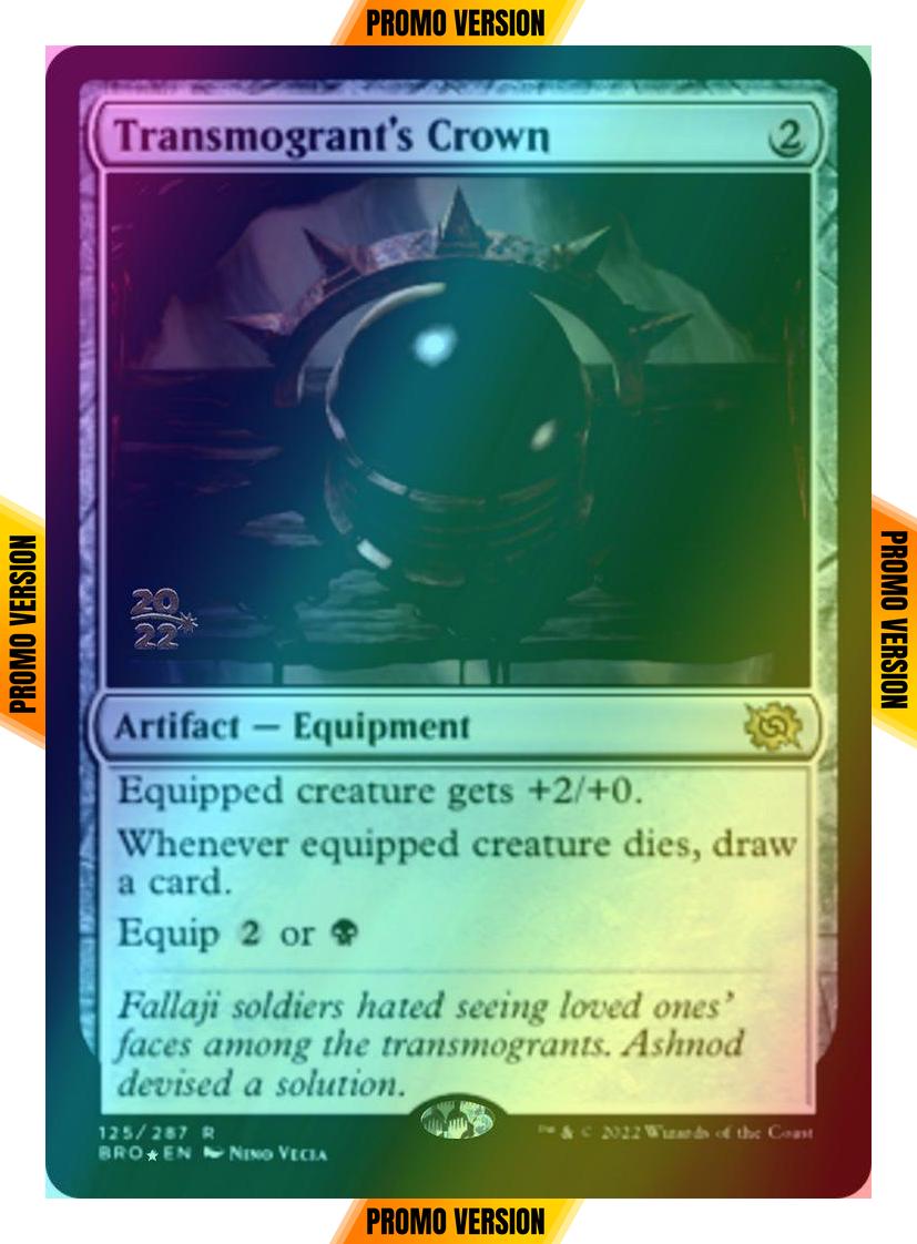 Transmogrant's Crown [125s] [Prerelease] [The Brothers' War: Promos] [Foil]