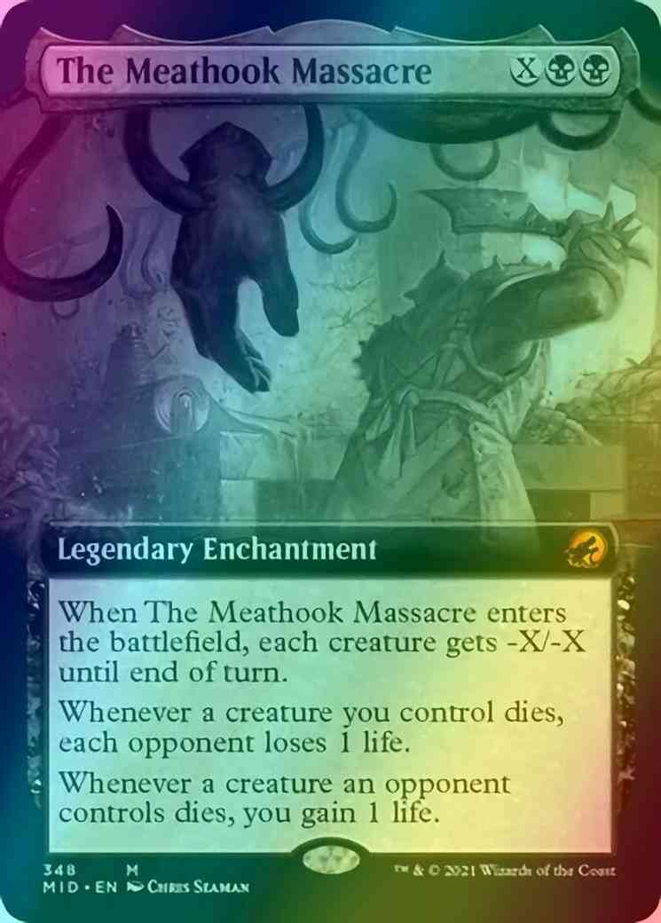 The Meathook Massacre [348] [Extended Art] [Innistrad: Midnight Hunt] [Foil]