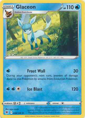 Glaceon - 038/189 - Rare [swsh10-038] [Non-Holo]