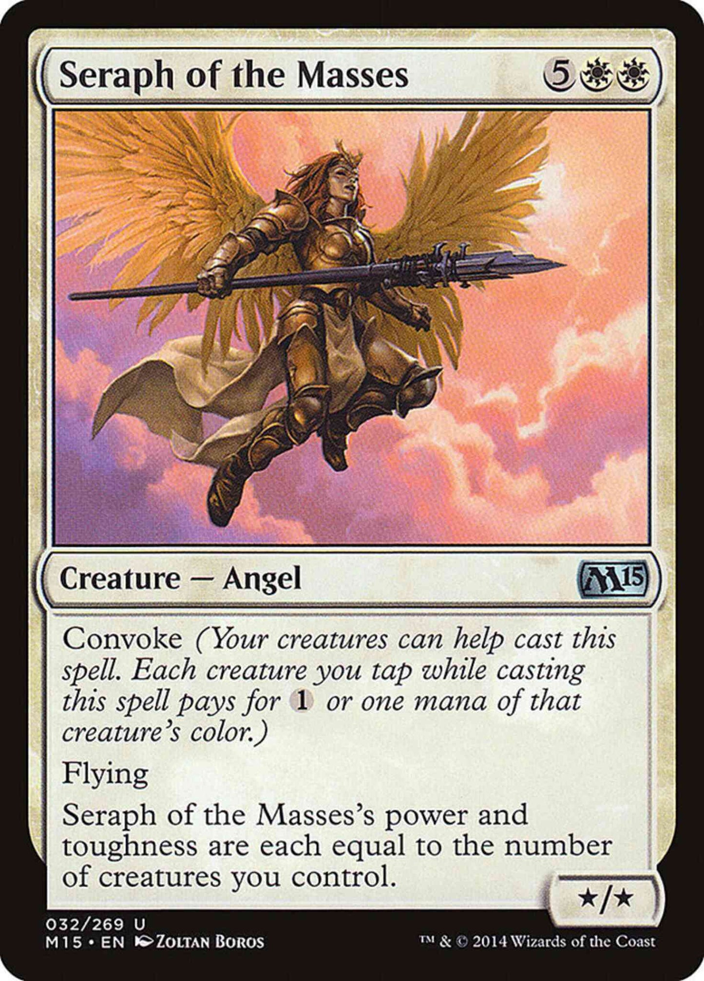 Seraph of the Masses [32] [Magic 2015] [Non-Foil]