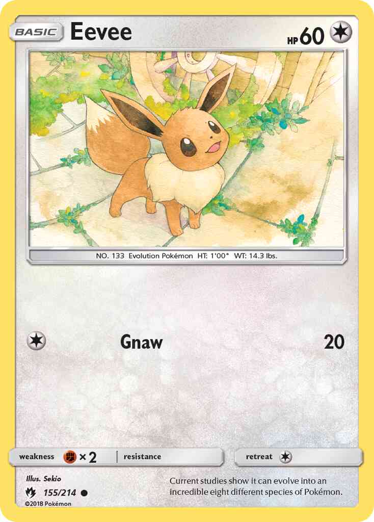 Eevee - 155/214 - Common [sm8-155] [Non-Holo]