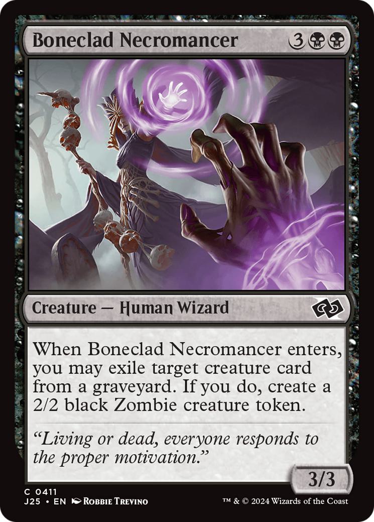 Boneclad Necromancer [411] [Foundations: Jumpstart] [Non-Foil]