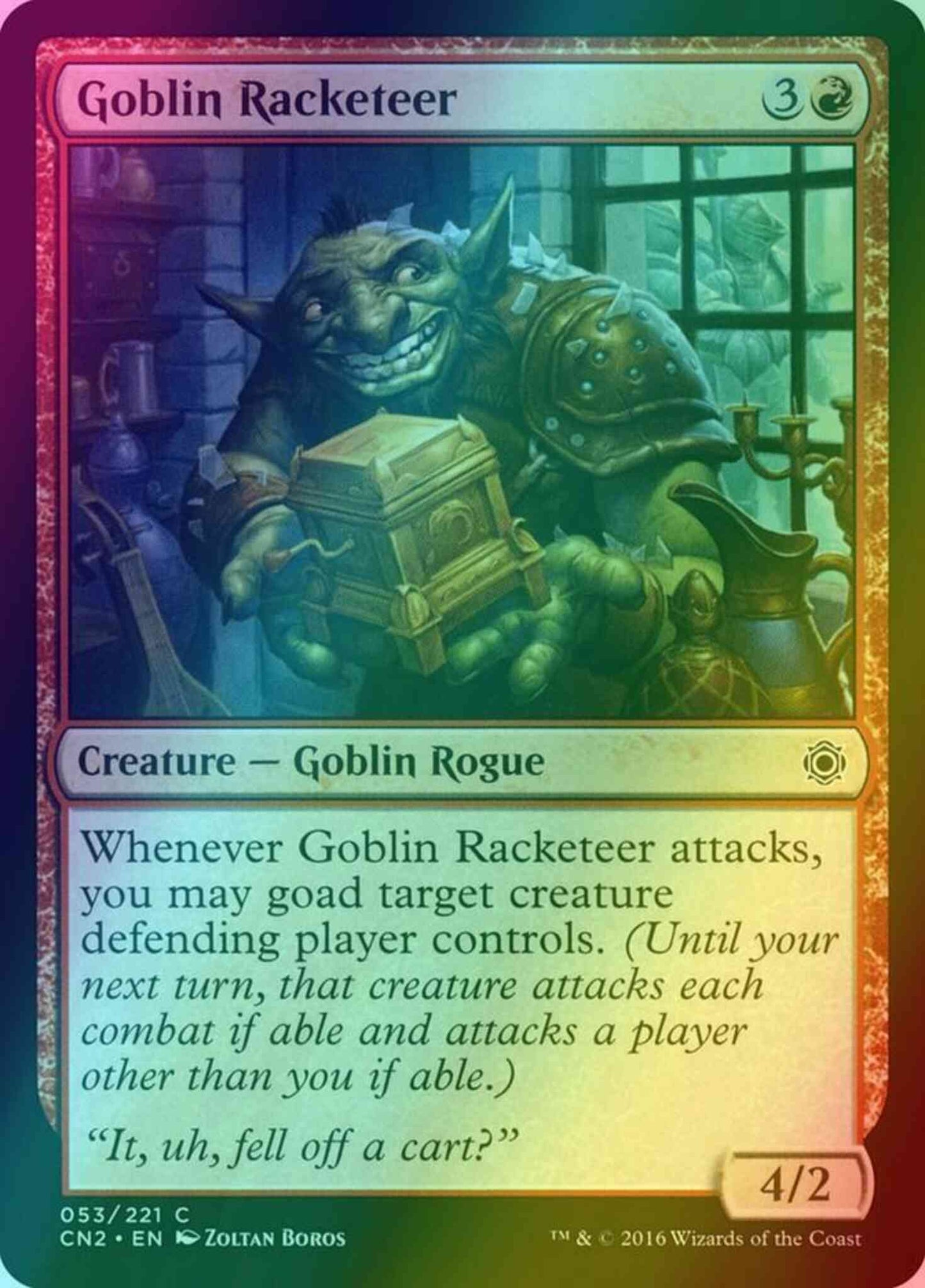 Goblin Racketeer [53] [Conspiracy Take The Crown] [Foil]