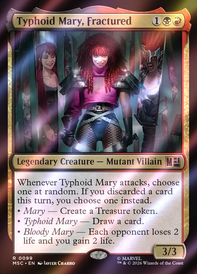 Typhoid Mary, Fractured [99] [Marvel Super Heroes: Commander] [Surge Foil]