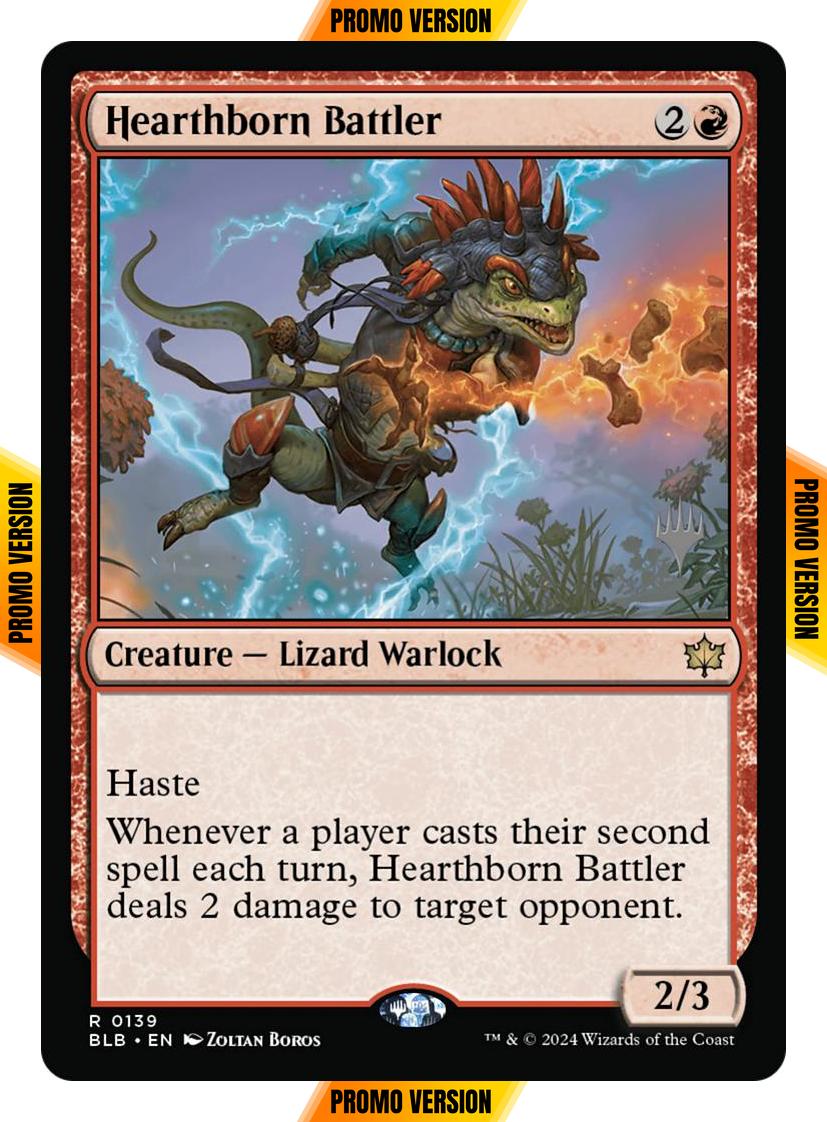 Hearthborn Battler [139p] [Promo Pack] [Bloomburrow: Promos] [Non-Foil]