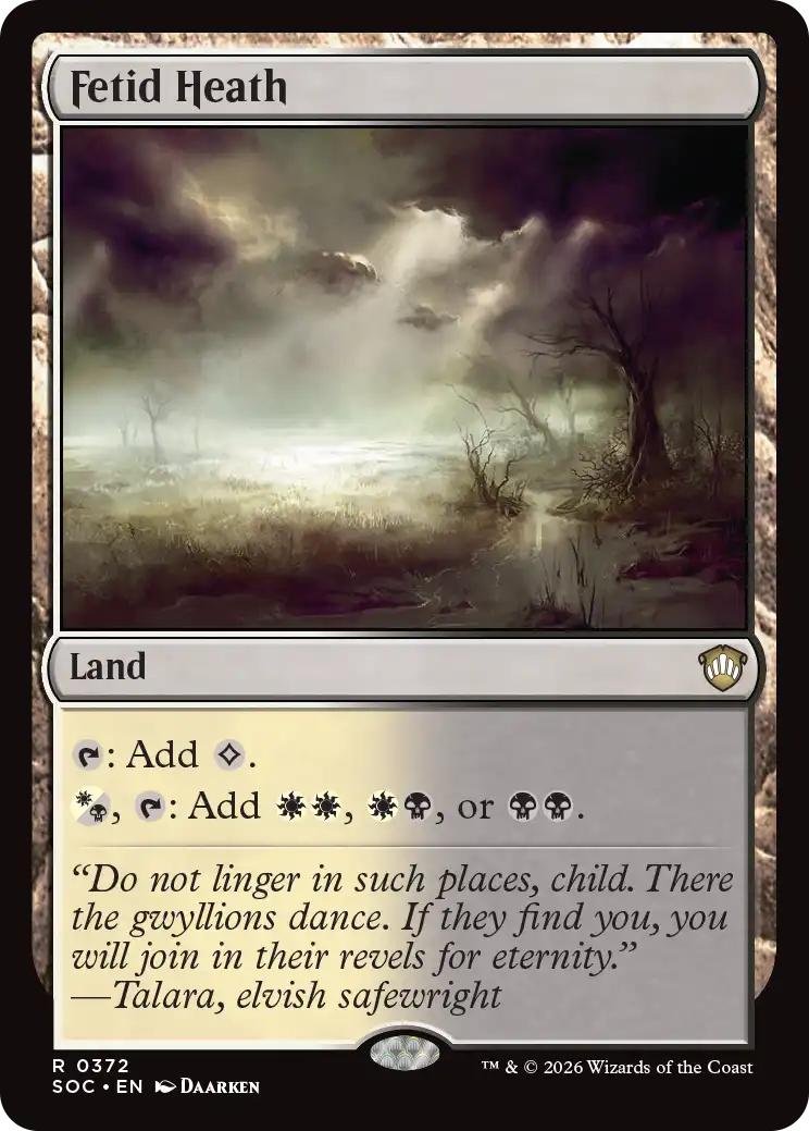 Fetid Heath [372] [Secrets of Strixhaven: Commander] [Non-Foil]
