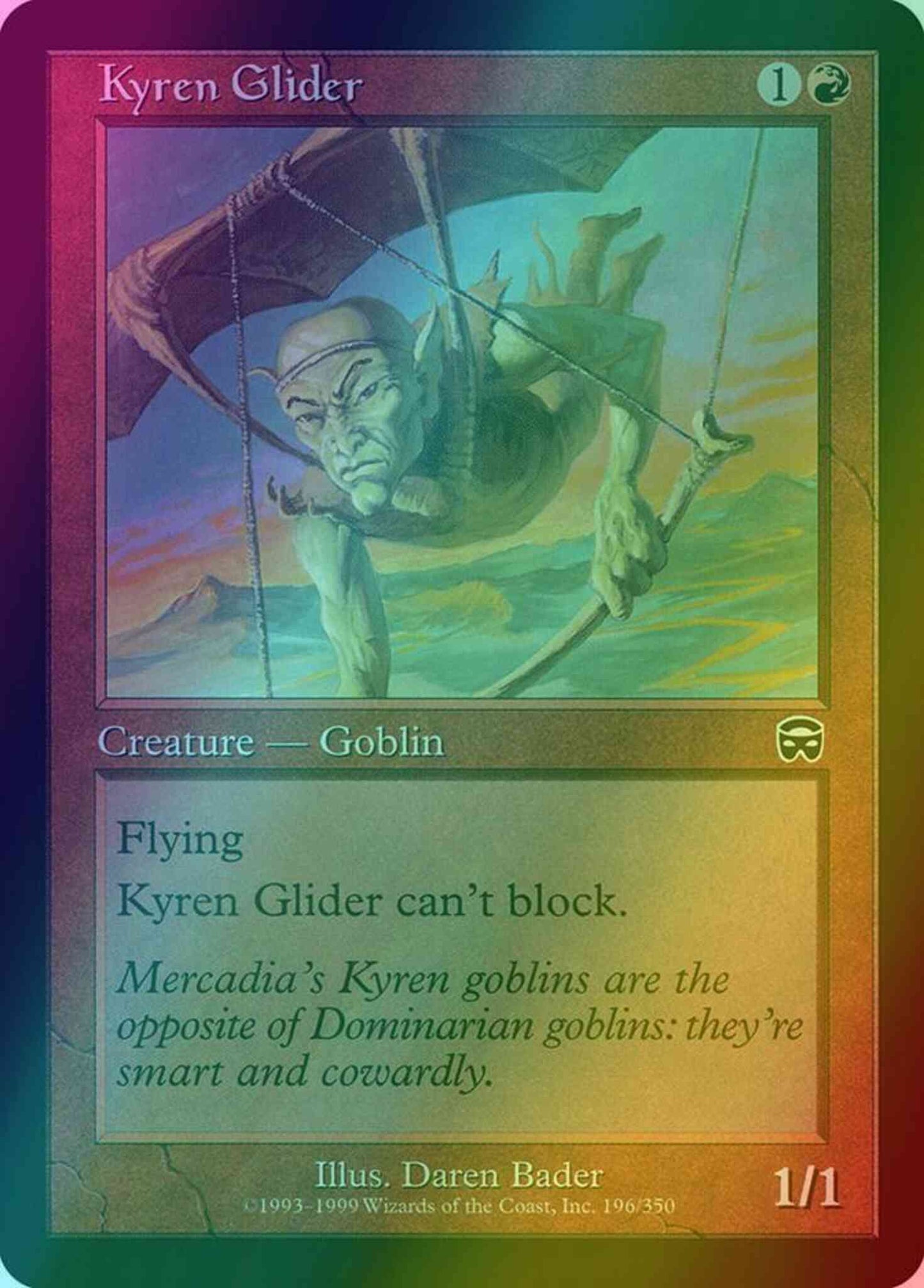 Kyren Glider [196] [Mercadian Masques] [Foil]