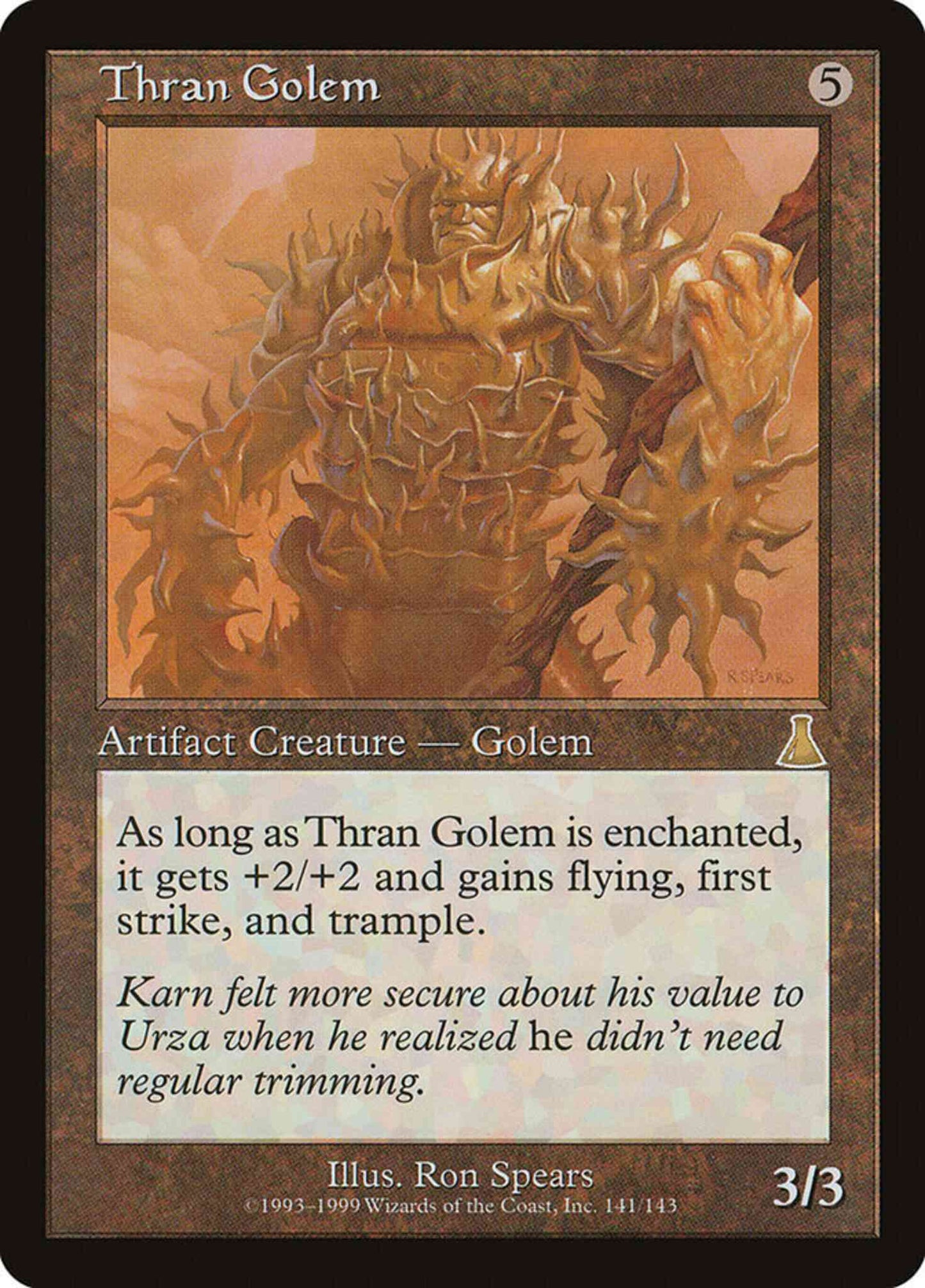 Thran Golem [141] [Urza's Destiny] [Non-Foil]