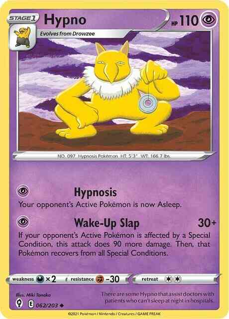 Hypno - 062/203 - Uncommon [swsh7-062] [Reverse Holo]