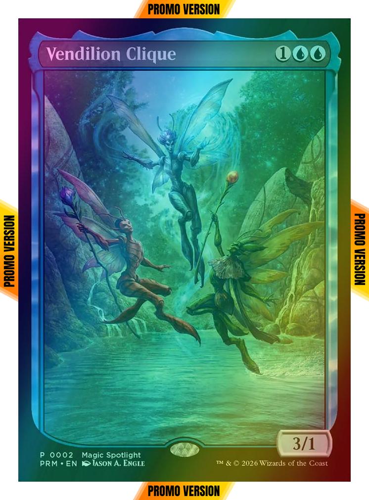 Vendilion Clique [8] [Textless] [PRM-0002] [Spotlight Series] [Foil]