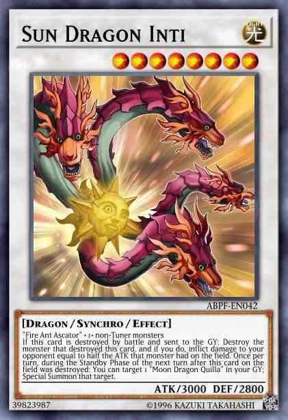 Sun Dragon Inti - ABPF-EN042 - Ultimate Rare - 1st Edition