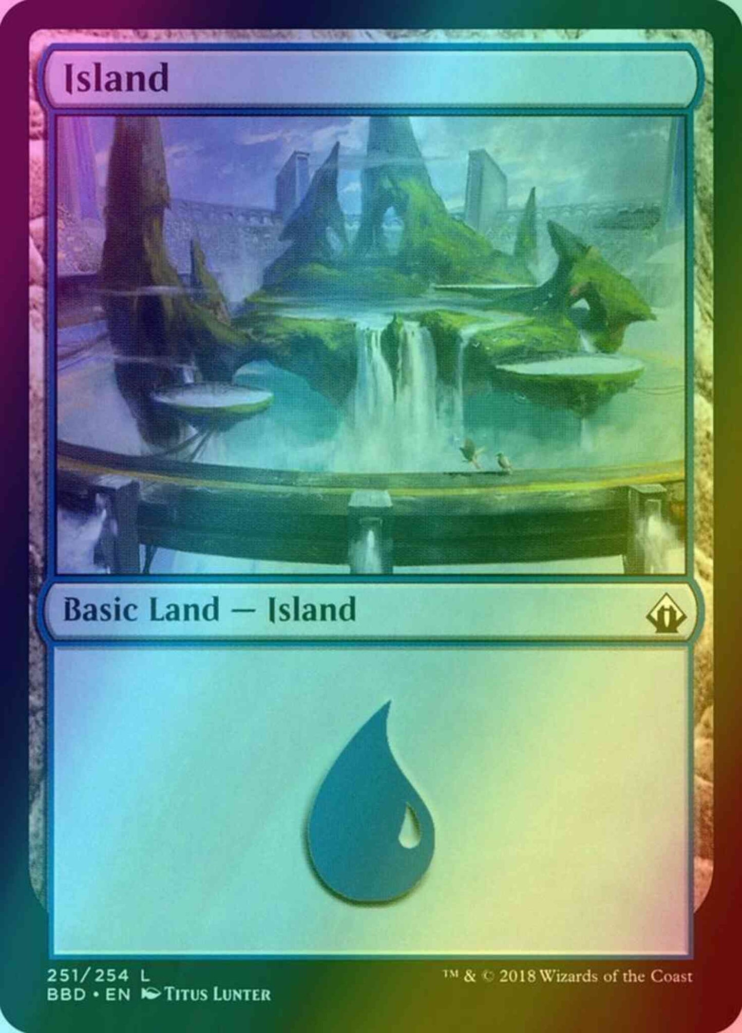 Island [251] [Battlebond] [Foil]