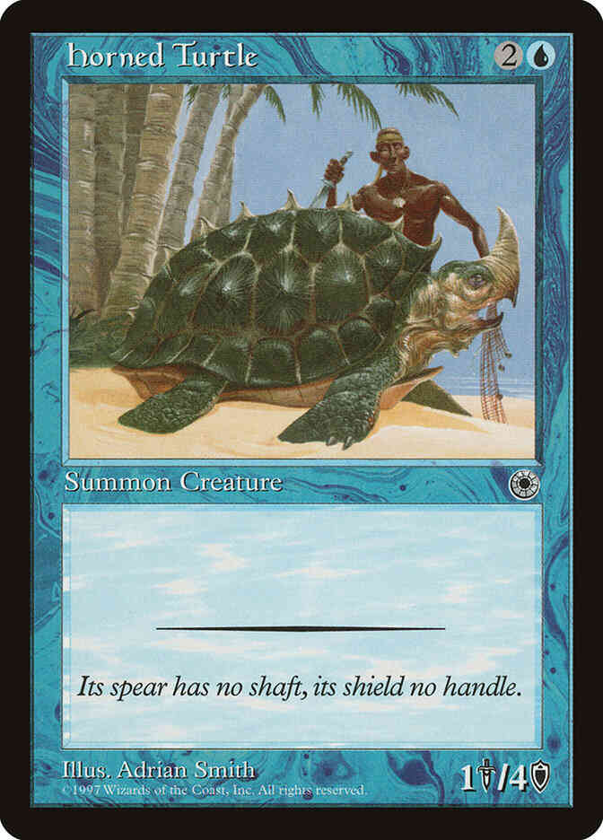 Horned Turtle [57] [Portal 1] [Non-Foil]