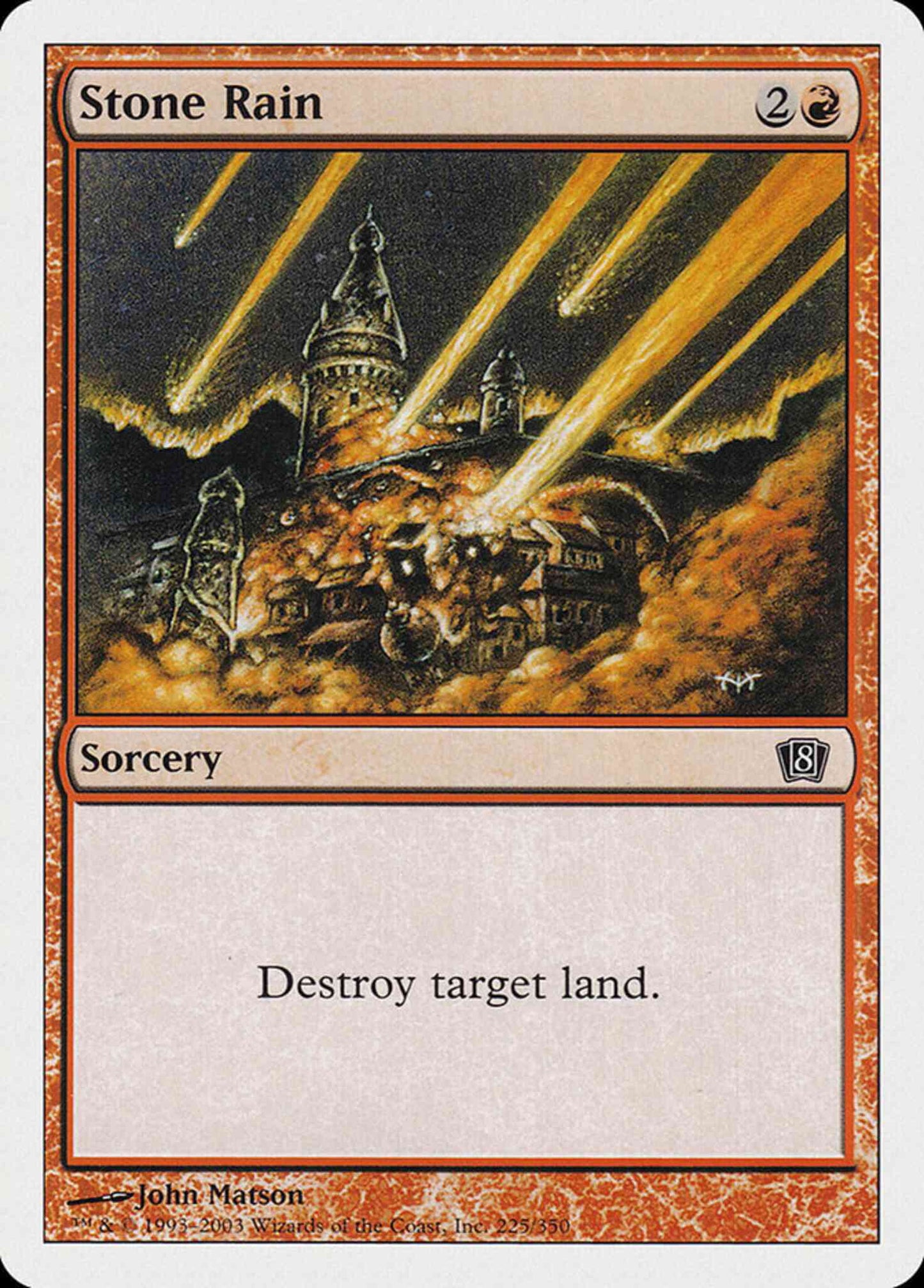 Stone Rain [225] [Eighth Edition] [Non-Foil]