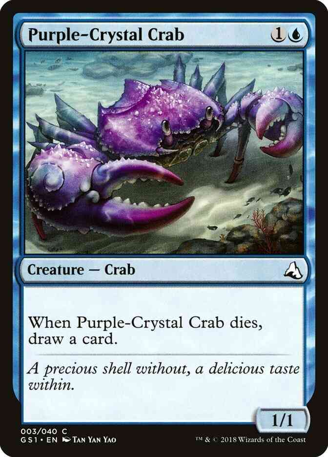 Purple-Crystal Crab [3] [Global Series Jiang Yanggu And Mu Yanling] [Non-Foil]