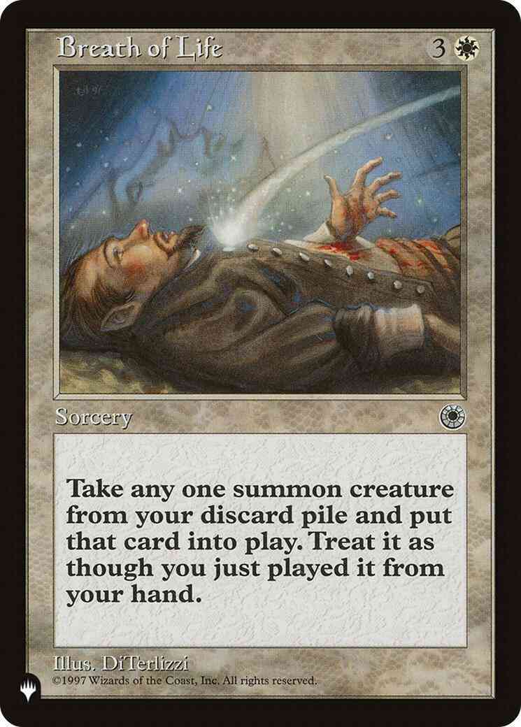 Breath of Life [POR-10] [The List] [Non-Foil]