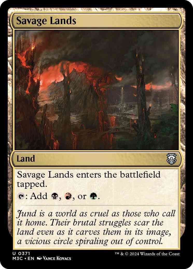 Savage Lands [371] [Modern Horizons 3: Commander] [Non-Foil]