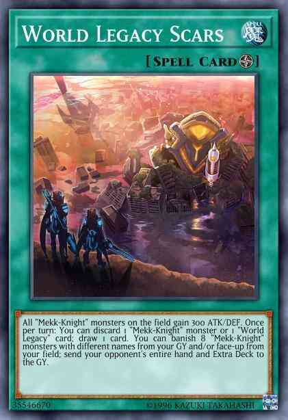 World Legacy Scars - EXFO-EN056 - Rare - 1st Edition