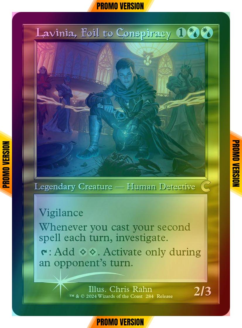 Lavinia, Foil to Conspiracy [284] [Retro Frame] [Release Promo] [Ravnica: Clue Edition] [Foil]
