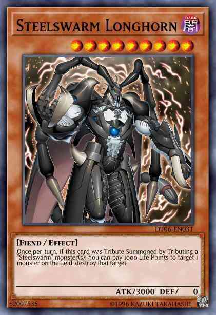 Steelswarm Longhorn - DT06-EN031 - Duel Terminal Super Parallel Rare - Duel Terminal