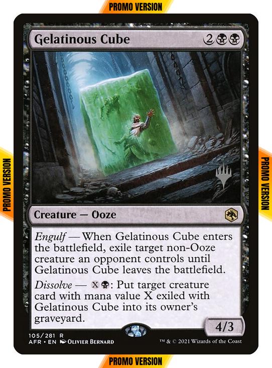 Gelatinous Cube [Promo Pack] [105p] [Adventures in the Forgotten Realms Promos] [Non-Foil]