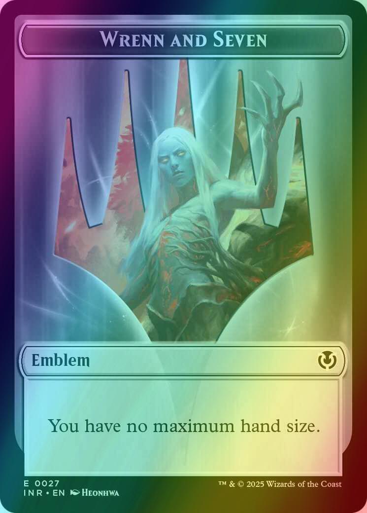 Treefolk Token (17) // Wrenn and Seven Emblem (27) [Innistrad Remastered: Tokens] [Foil]