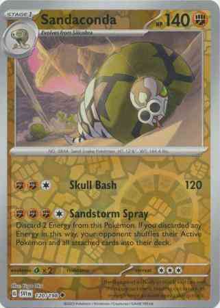 Sandaconda - 120/198 - Uncommon [sv01-120] [Reverse Holo]