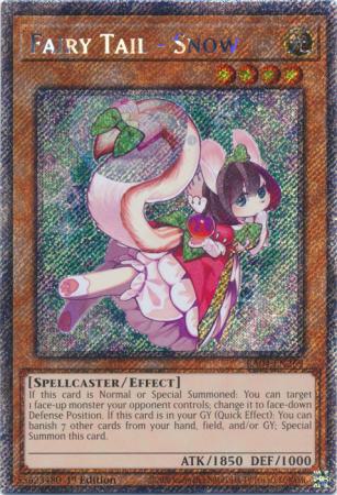 Fairy Tail - Snow - RA04-EN269 - Platinum Secret Rare - 1st Edition