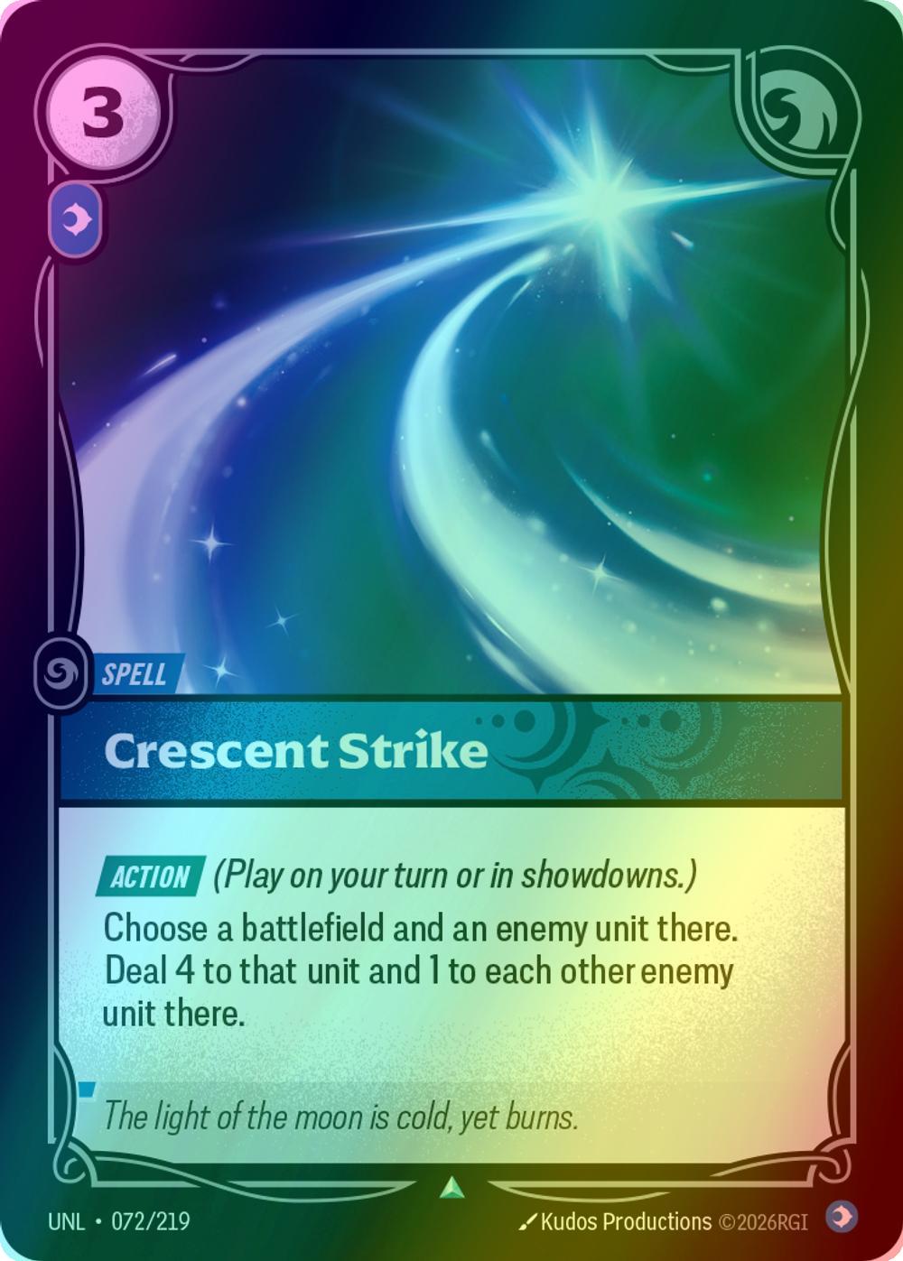 Crescent Strike - 072/219 [Unleashed] [Foil]