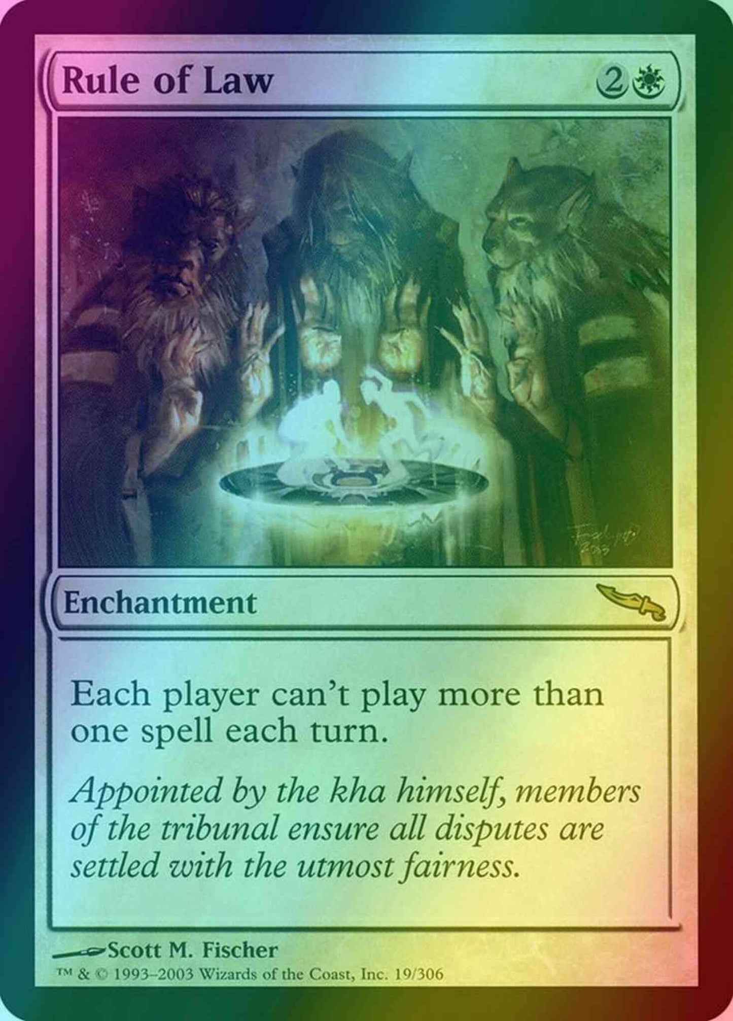 Rule of Law [19] [Mirrodin] [Foil]