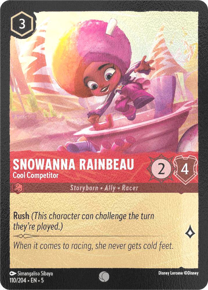 Snowanna Rainbeau - Cool Competitor - 110/204 [Shimmering Skies] [Cold Foil]