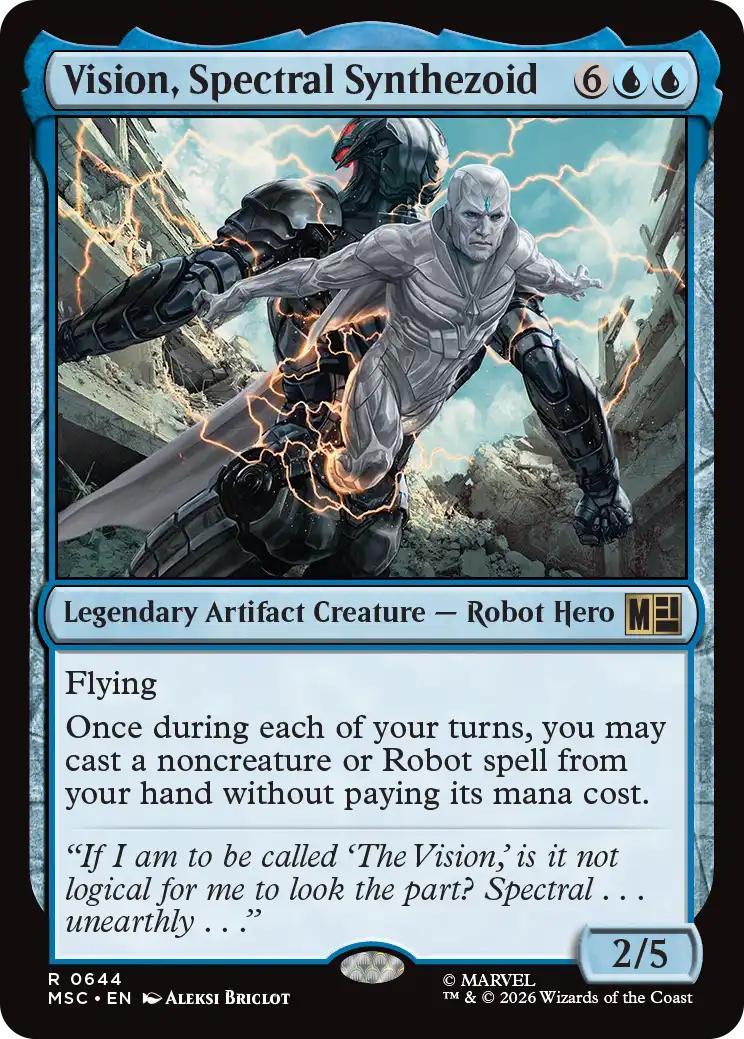 Vision, Spectral Synthezoid [644] [Jumpstart] [Marvel Super Heroes: Commander] [Non-Foil]