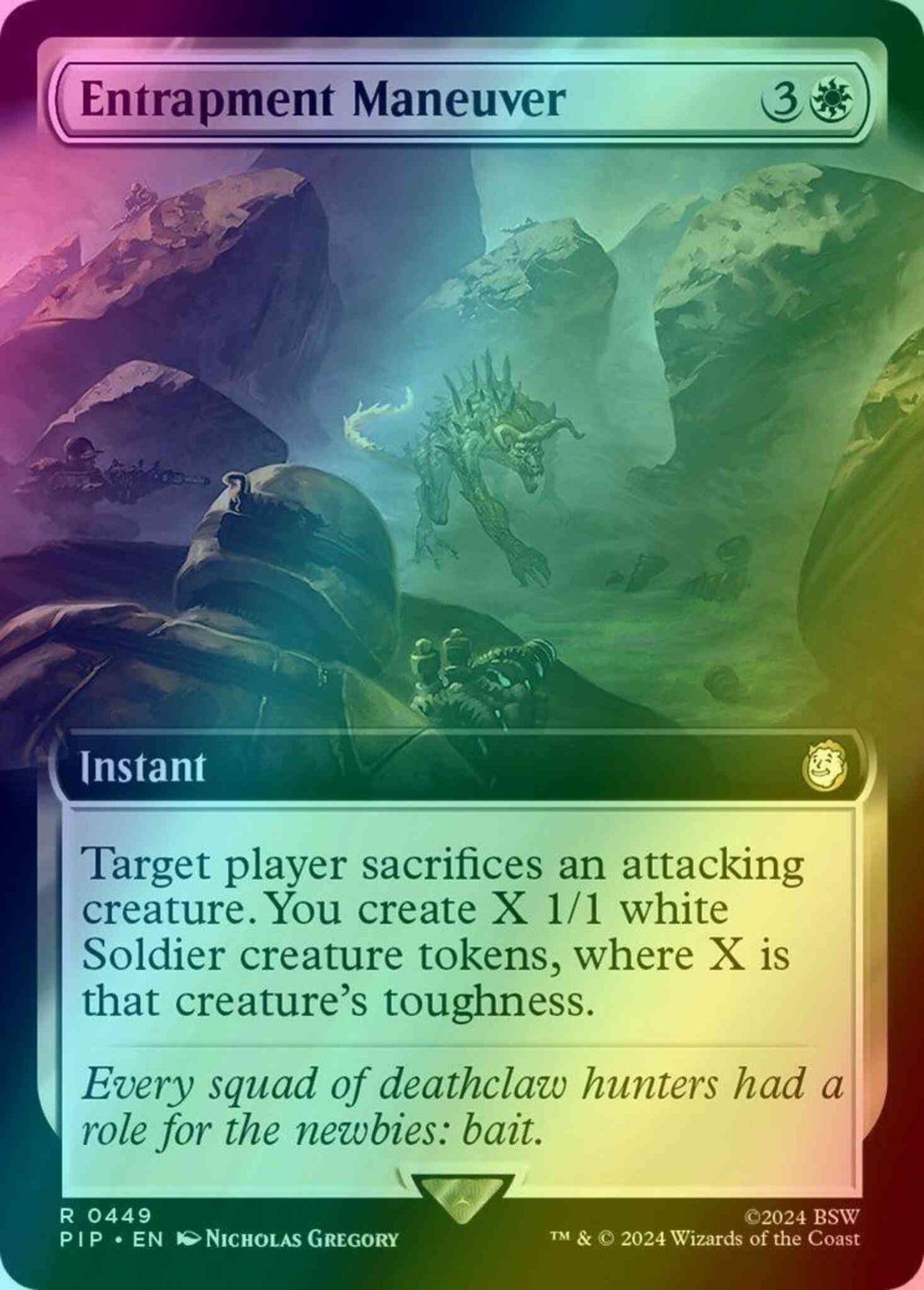 Entrapment Maneuver [449] [Extended Art] [Fallout] [Foil]