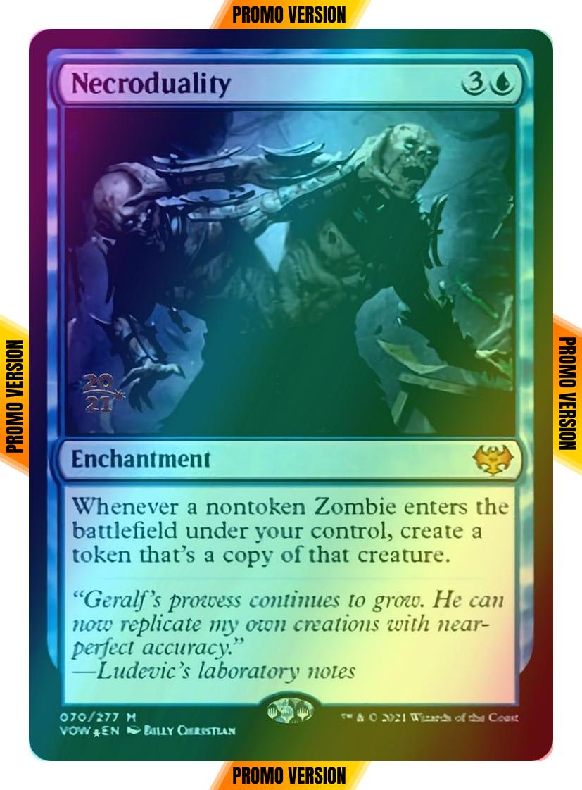 Necroduality [Prerelease] [70s] [Innistrad: Crimson Vow: Promos] [Foil]