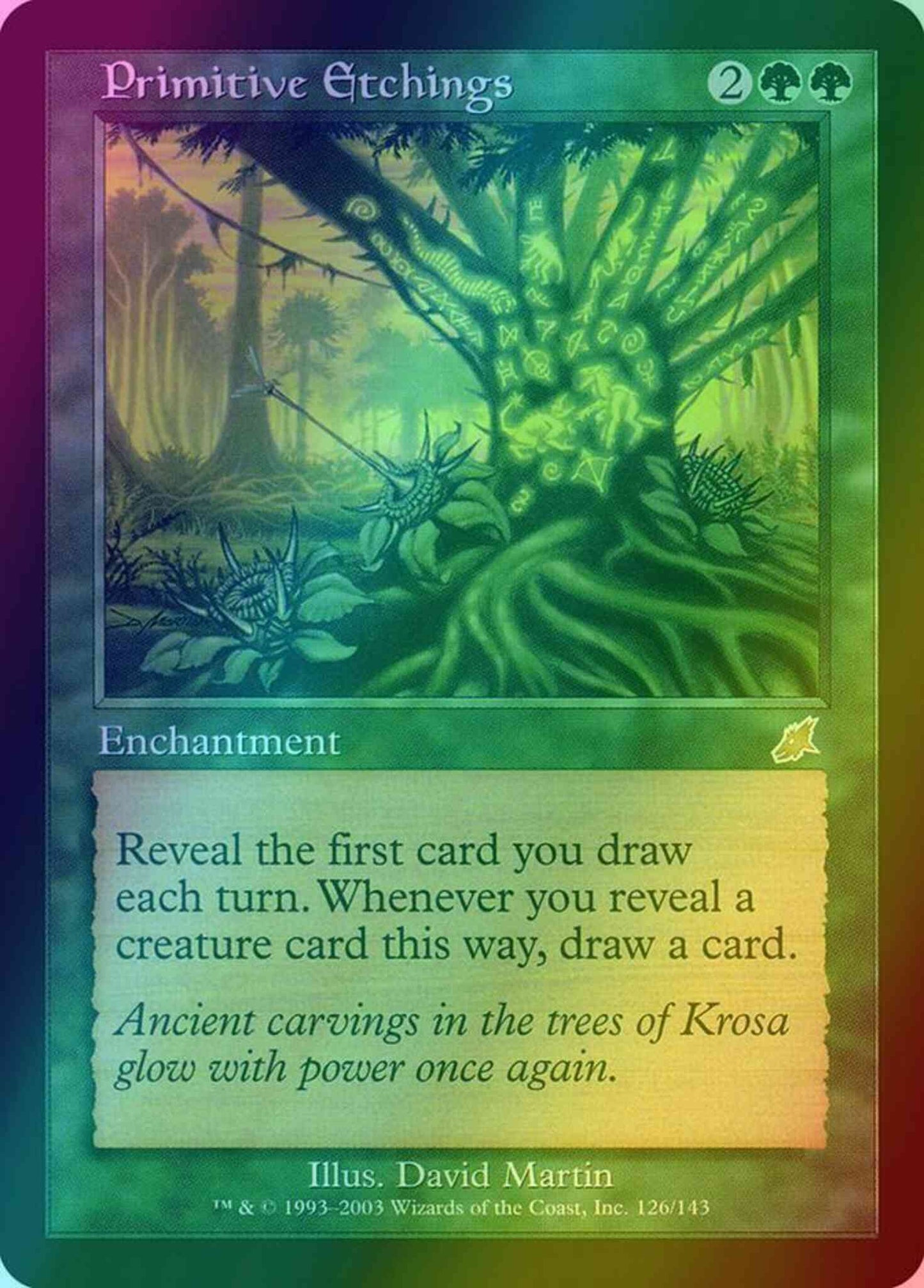 Primitive Etchings [126] [Scourge] [Foil]
