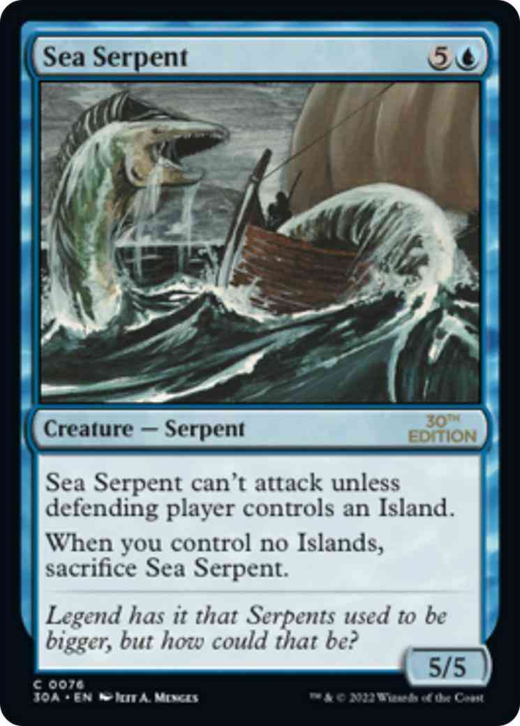 Sea Serpent [76] [30th Anniversary Edition] [Non-Foil]