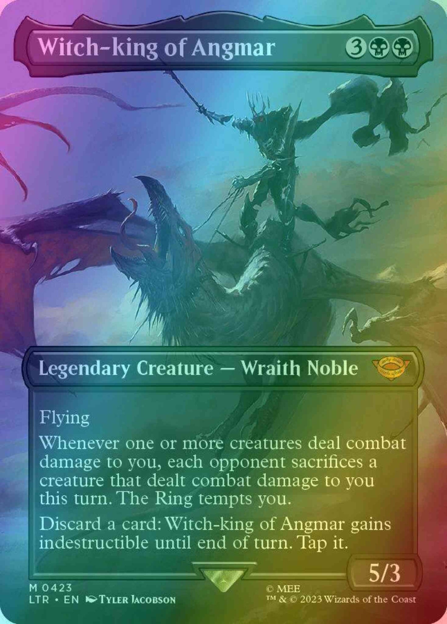 Witch-king of Angmar [423] [Borderless] [The Lord of the Rings: Tales of Middle-earth] [Foil]