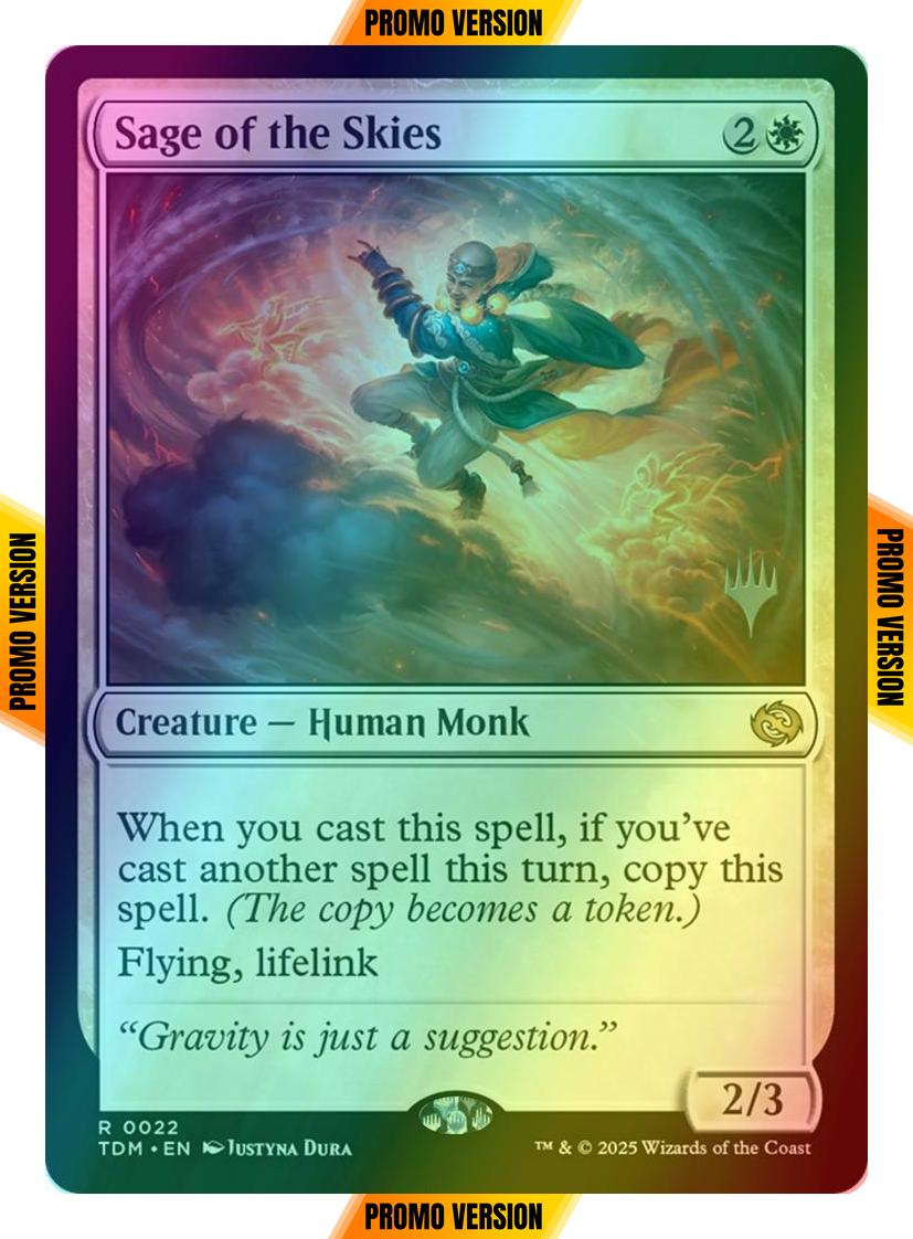 Sage of the Skies [22p] [Promo Pack] [Tarkir: Dragonstorm: Promos] [Foil]