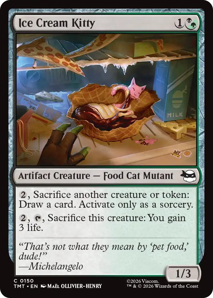 Ice Cream Kitty [150] [Teenage Mutant Ninja Turtles] [Non-Foil]