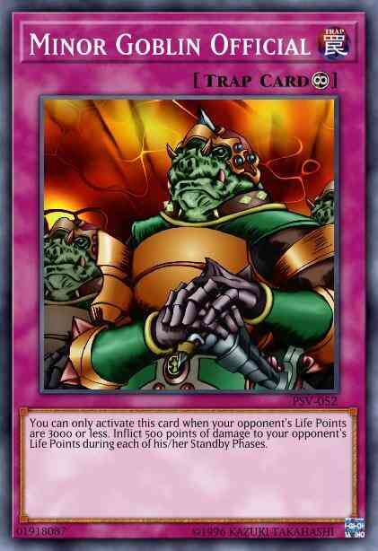 Minor Goblin Official - PSV-052 - Common - 1st Edition