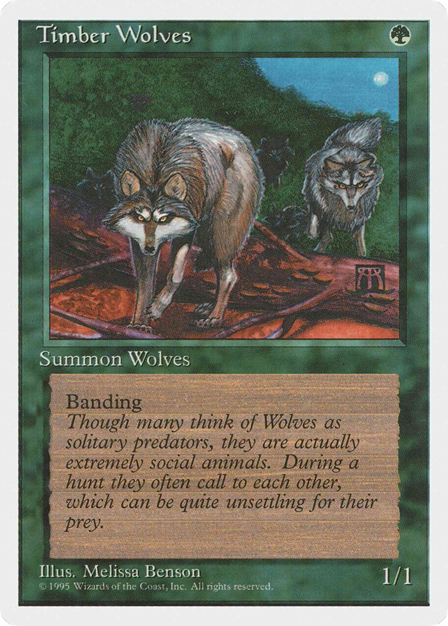 Timber Wolves [275] [Fourth Edition] [Non-Foil]