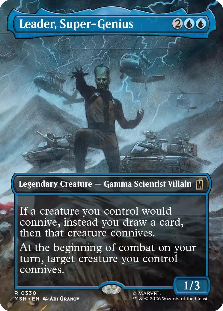 Leader, Super-Genius [330] [Borderless] [Scene] [Marvel Super Heroes] [Non-Foil]