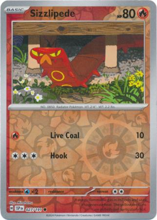 Sizzlipede - 027/191 - Common [sv08-027] [Reverse Holo]
