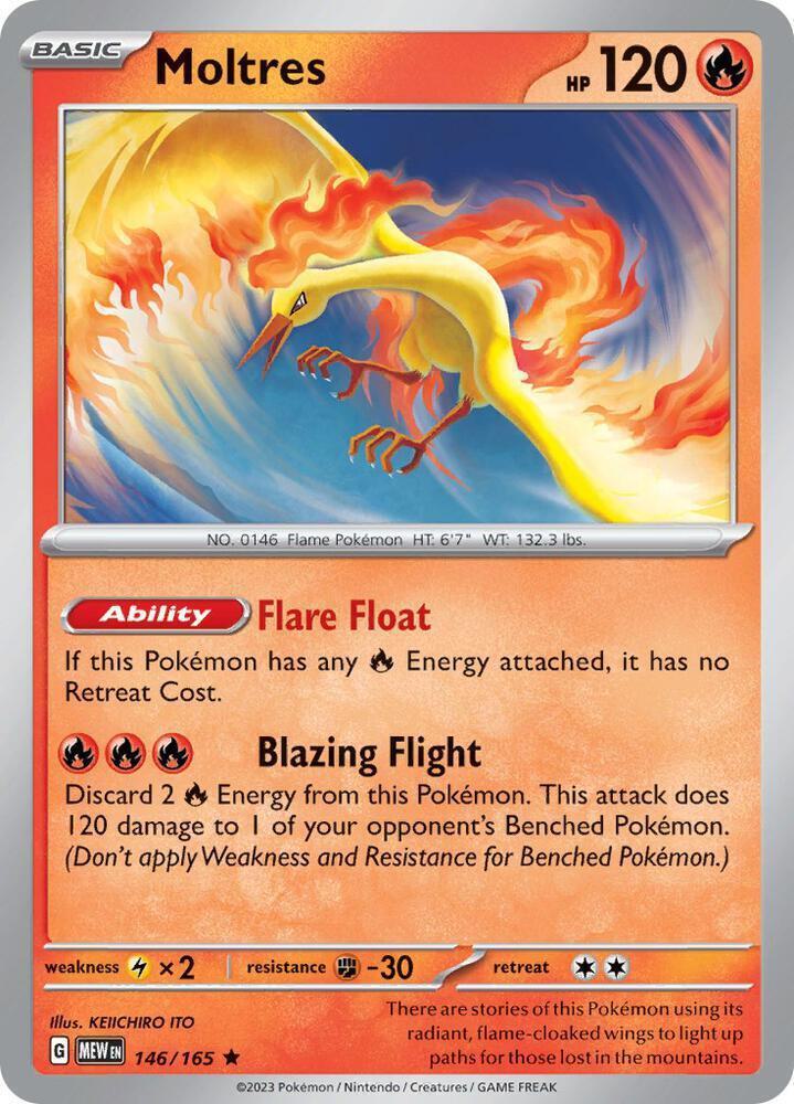 Moltres - 146/165 - Promo [Theme Deck Exclusive] [sv035msp-146] [Non-Holo]