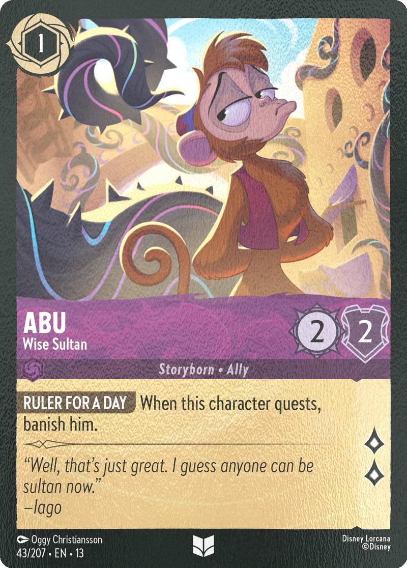 Abu - Wise Sultan - 43/204 [Attack of the Vine!] [Cold Foil]