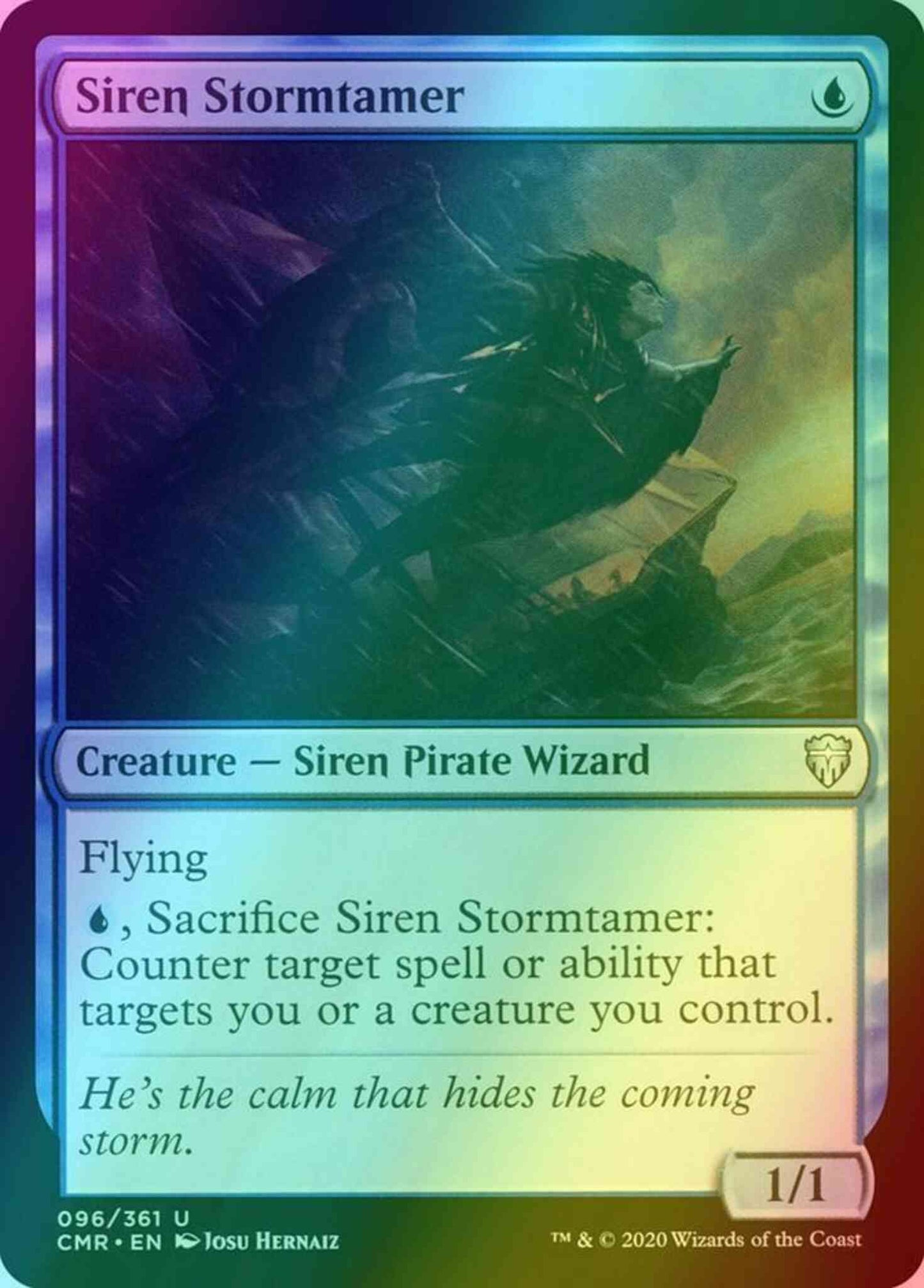 Siren Stormtamer [96] [Commander Legends] [Foil]