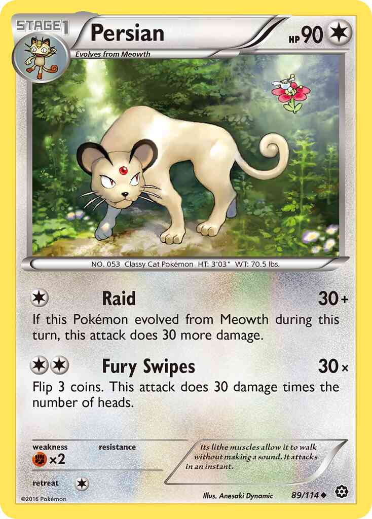 Persian - 89/114 - Uncommon [xy11-89] [Non-Holo]