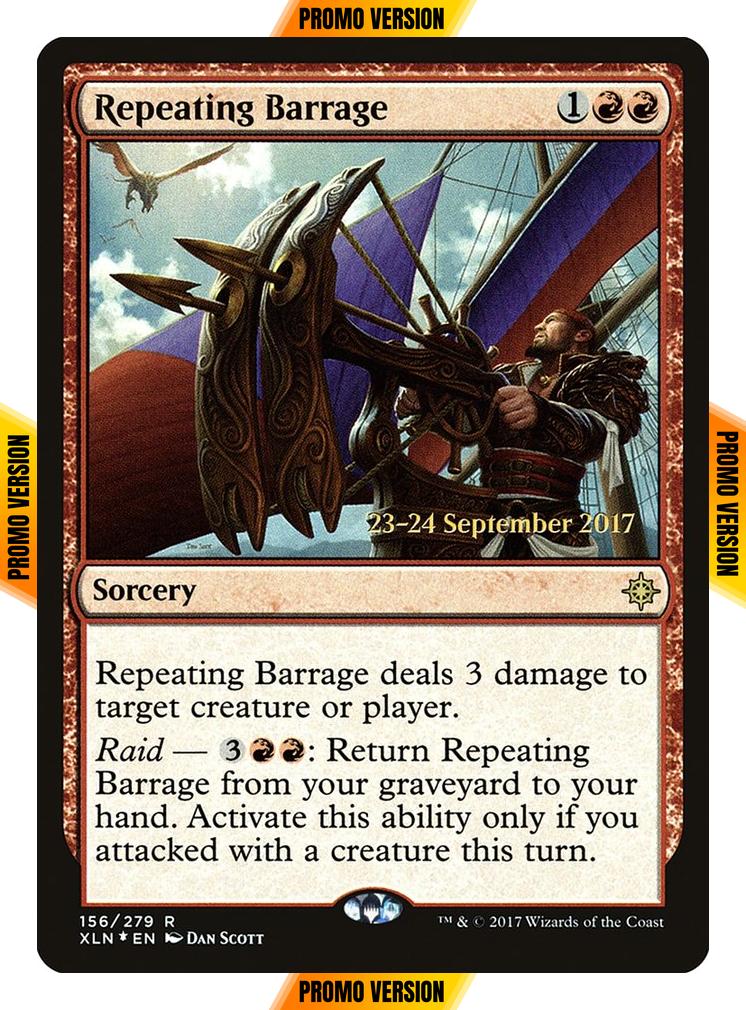 Repeating Barrage [156s] [Ixalan Promos] [Foil]